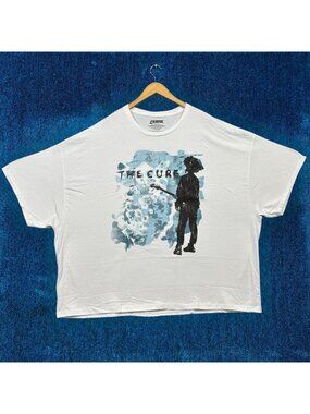 The Cure “Boys Don't Cry” Gothic Metal Band Oversized Graphic T-Shirt Size 3XL